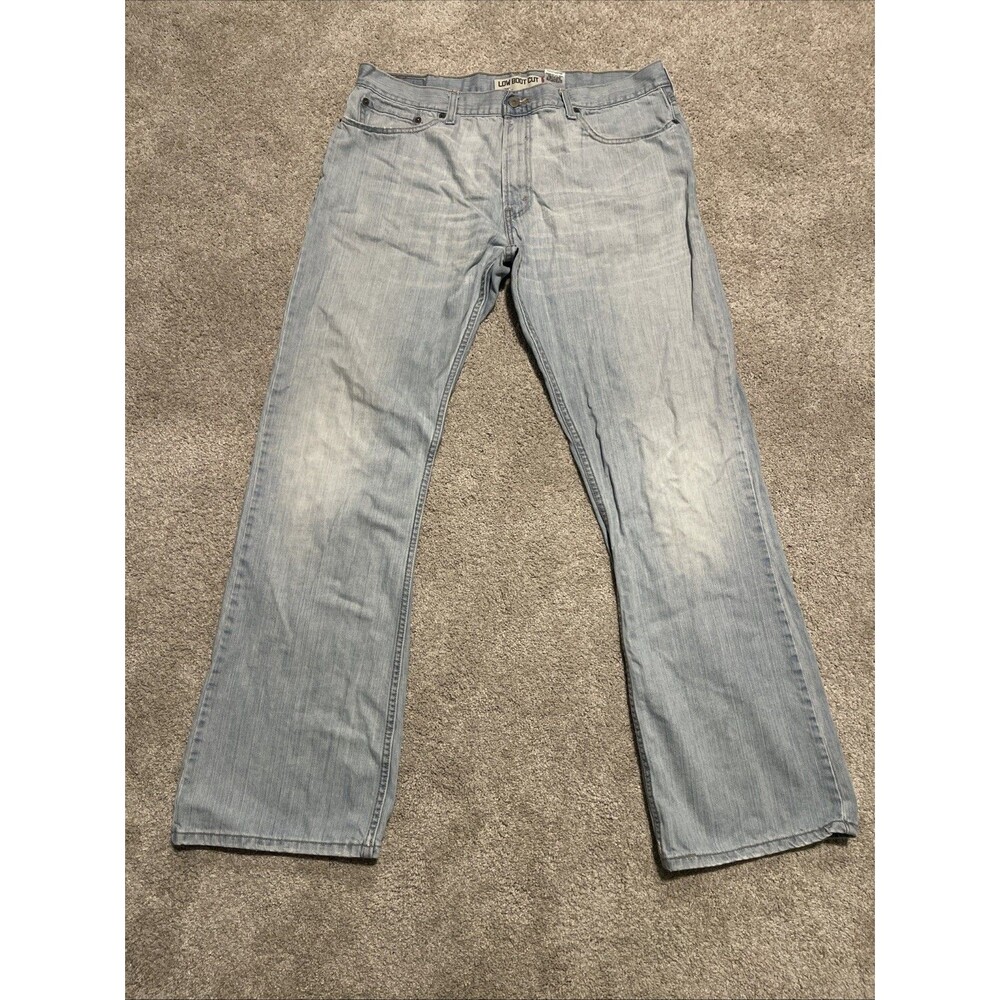 Y2K Levis 527 Low Bootcut Jeans Men W38 L32 Light Wash Blue Denim Western Cowboy